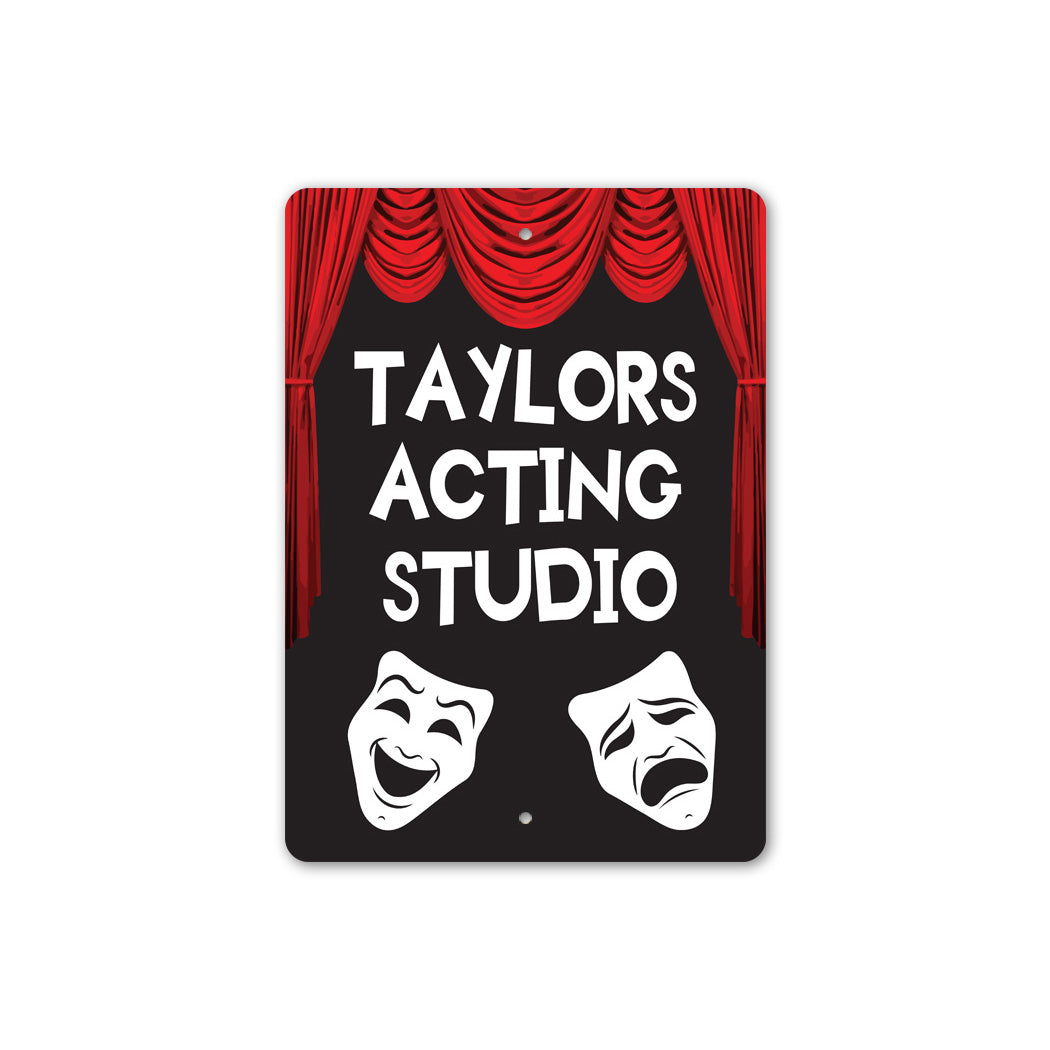 Kid Acting Studio Sign