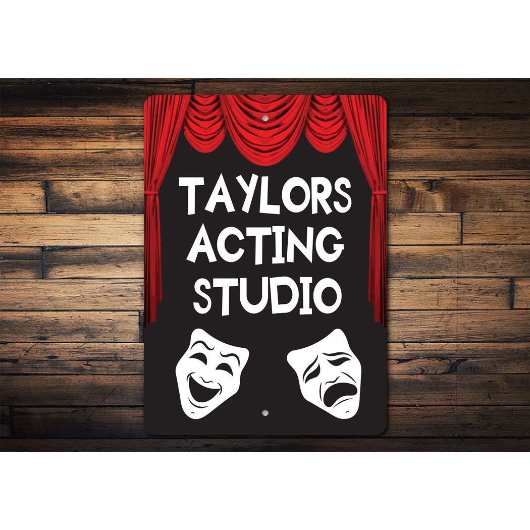 Kid Acting Studio Sign