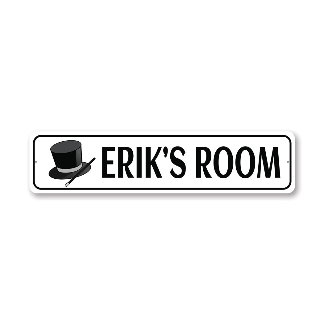 Kid Magician Room Metal Sign Metal Sign