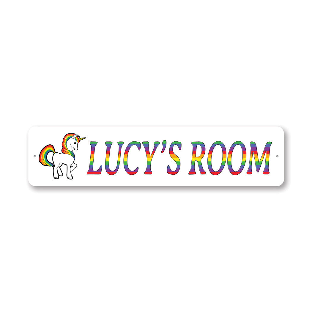 Kid Unicorn Room Metal Sign Metal Sign