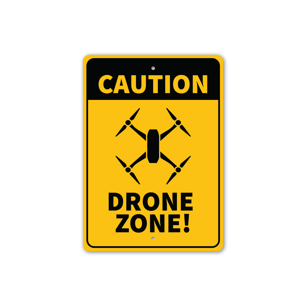 Caution Drone Area Sign