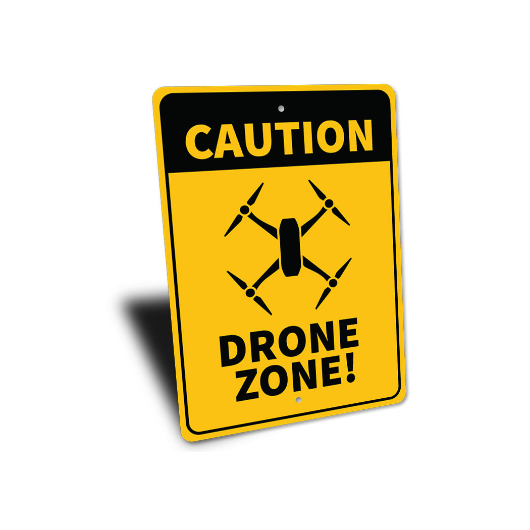 Caution Drone Area Sign