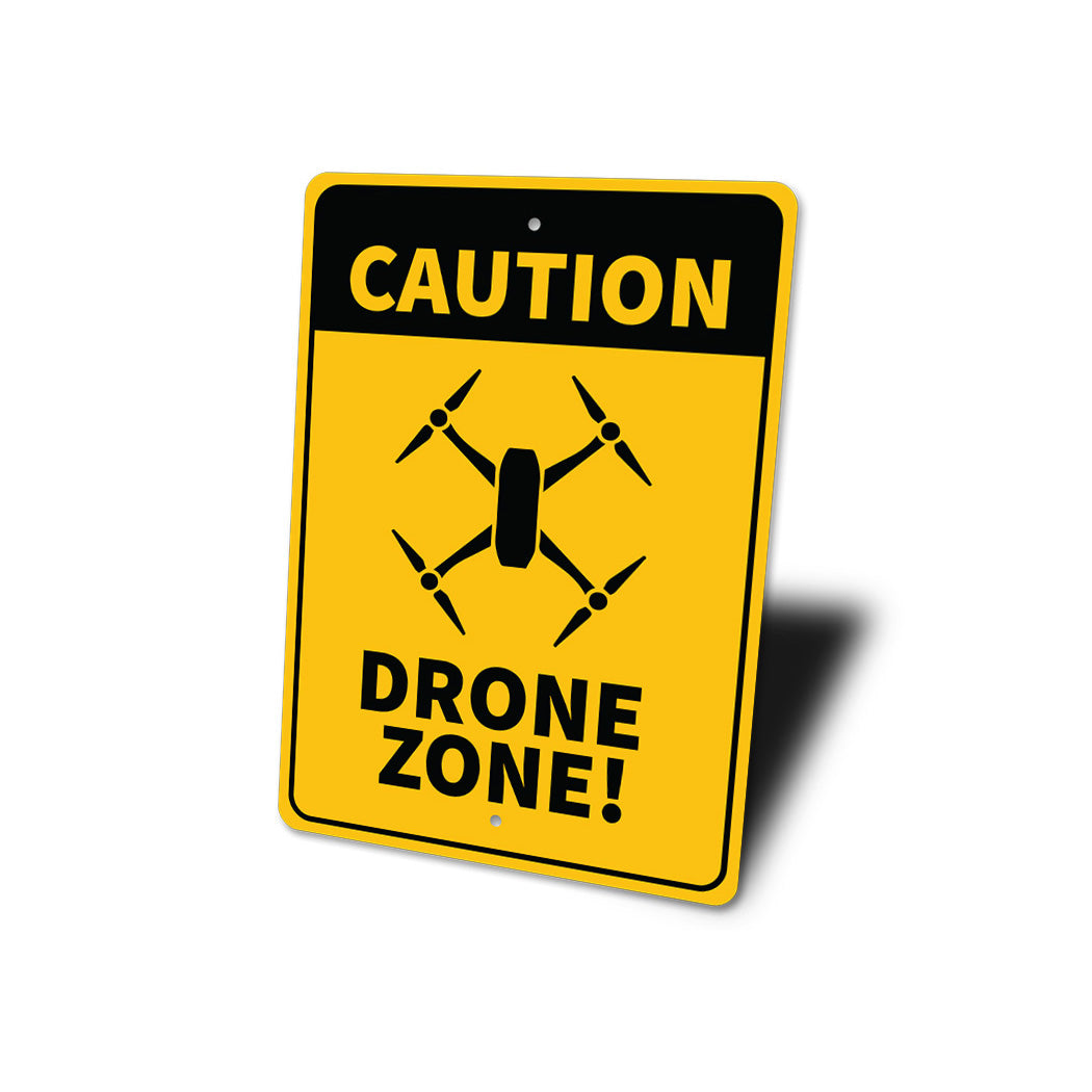 Caution Drone Area Sign