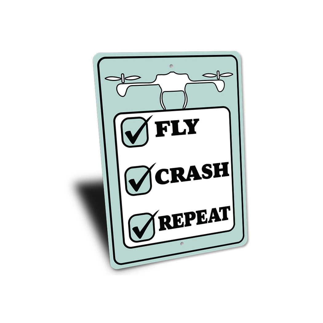Build Crash Repeat Sign