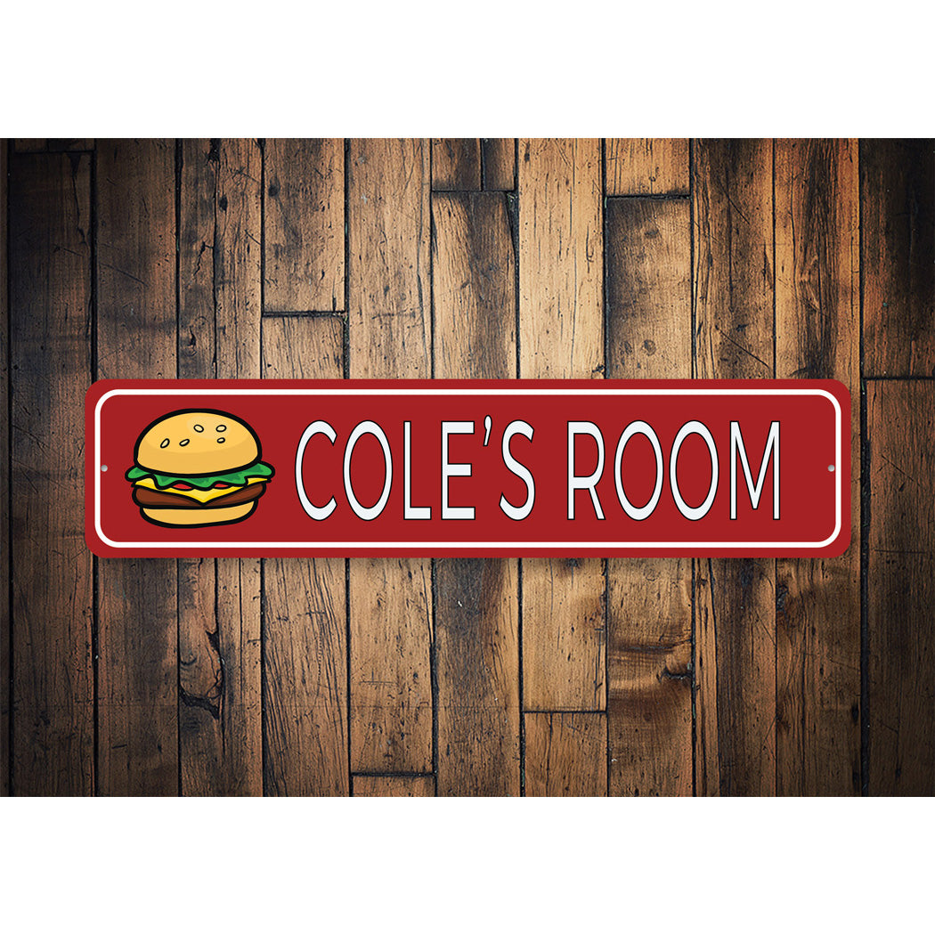 Cheesburger Kid Room Sign