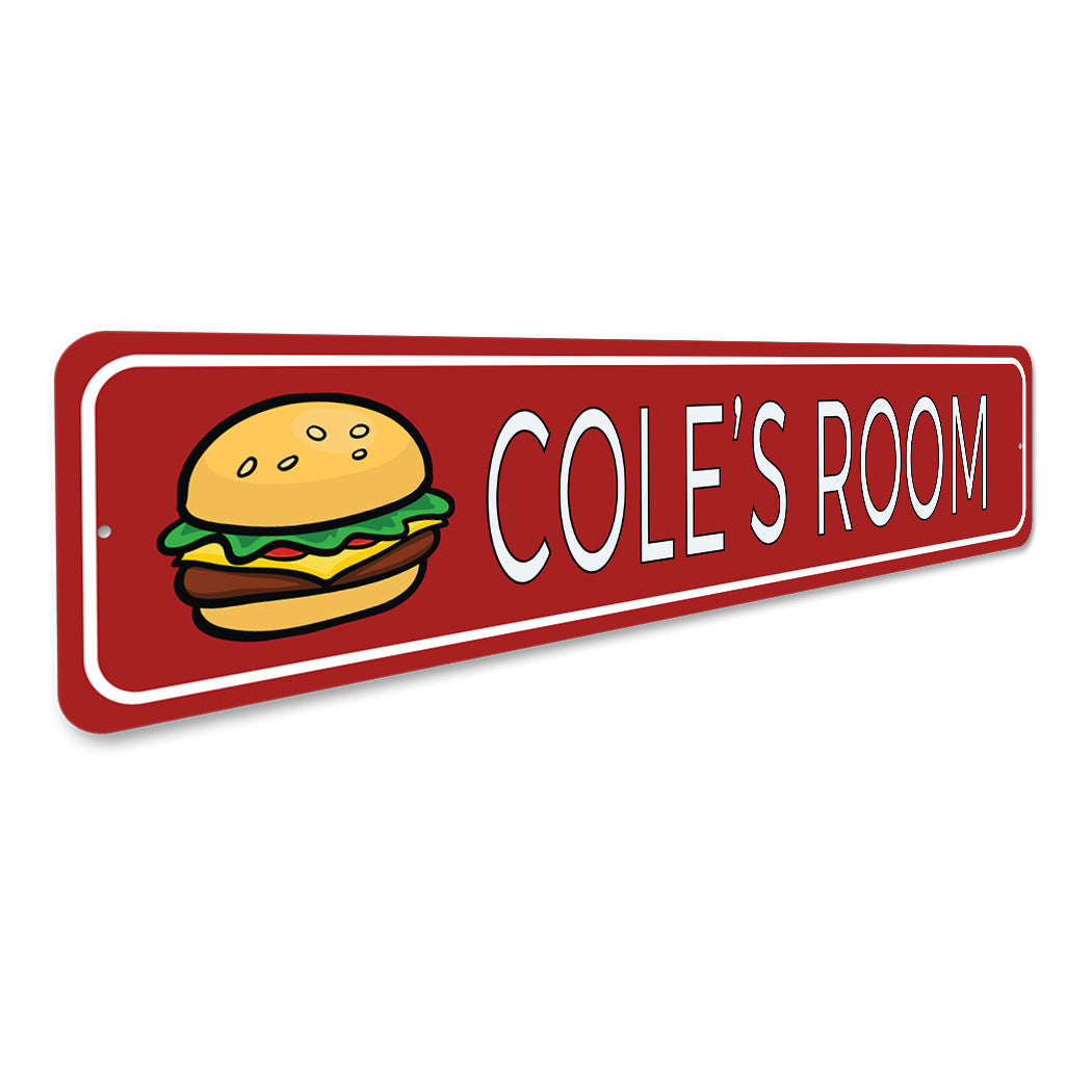 Cheesburger Kid Room Sign