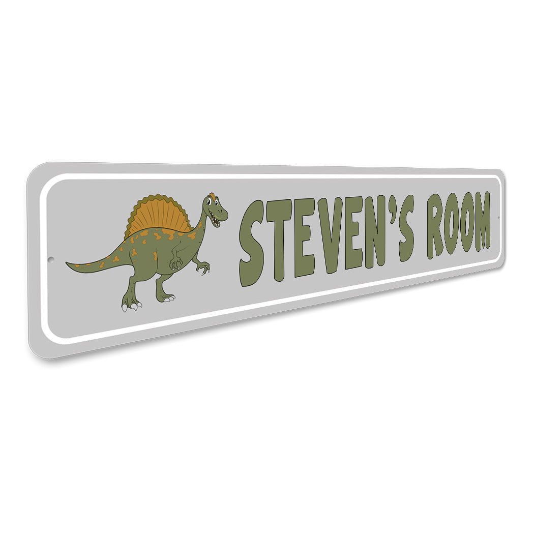 Spinosauras Kid Room Sign Sign
