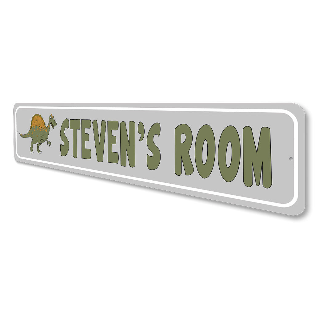 Spinosauras Kid Room Sign Sign