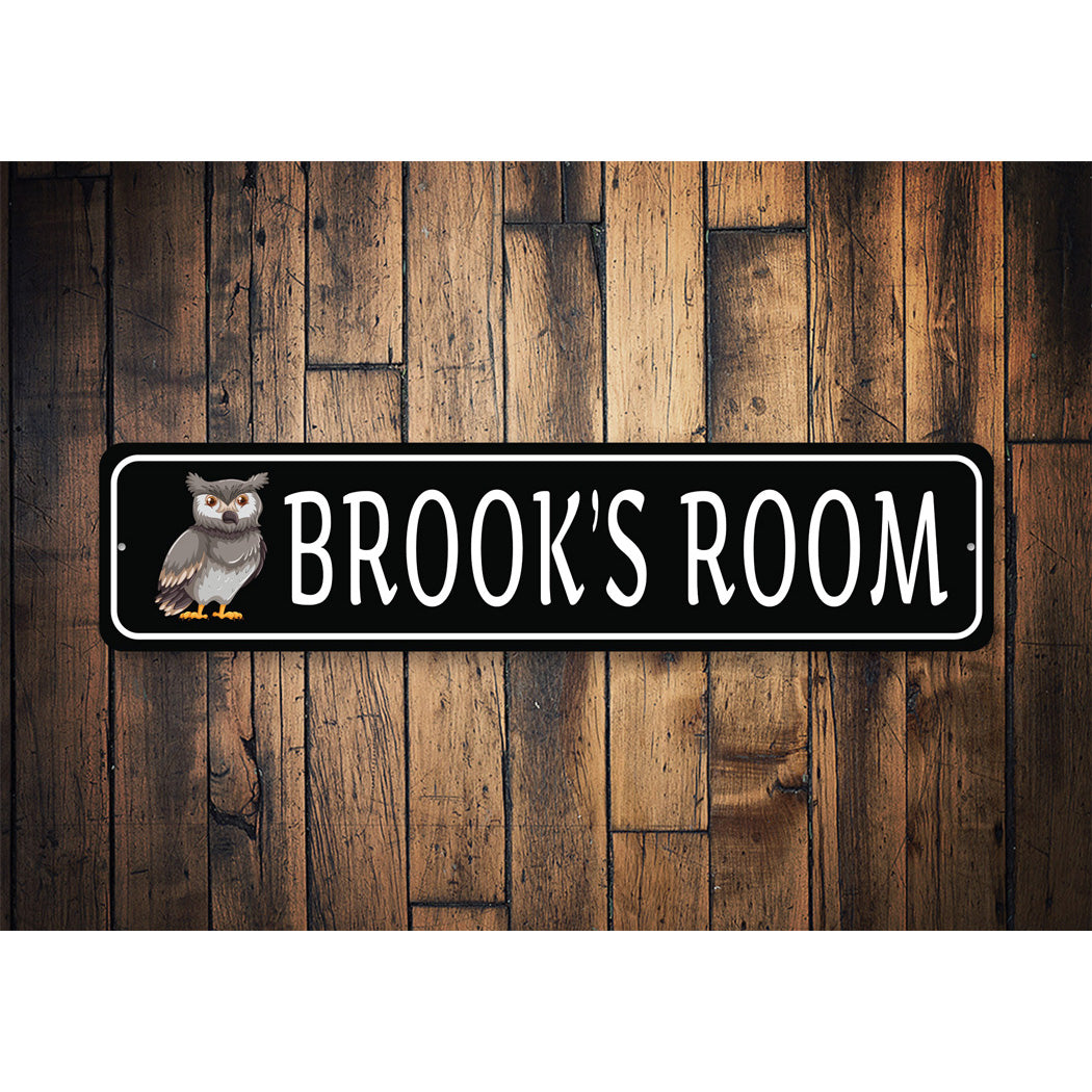 Kid Owl Room Sign Sign