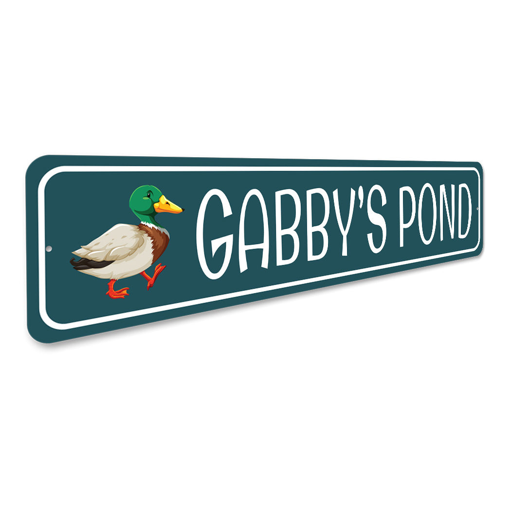 Duck Pond Kid Sign Sign