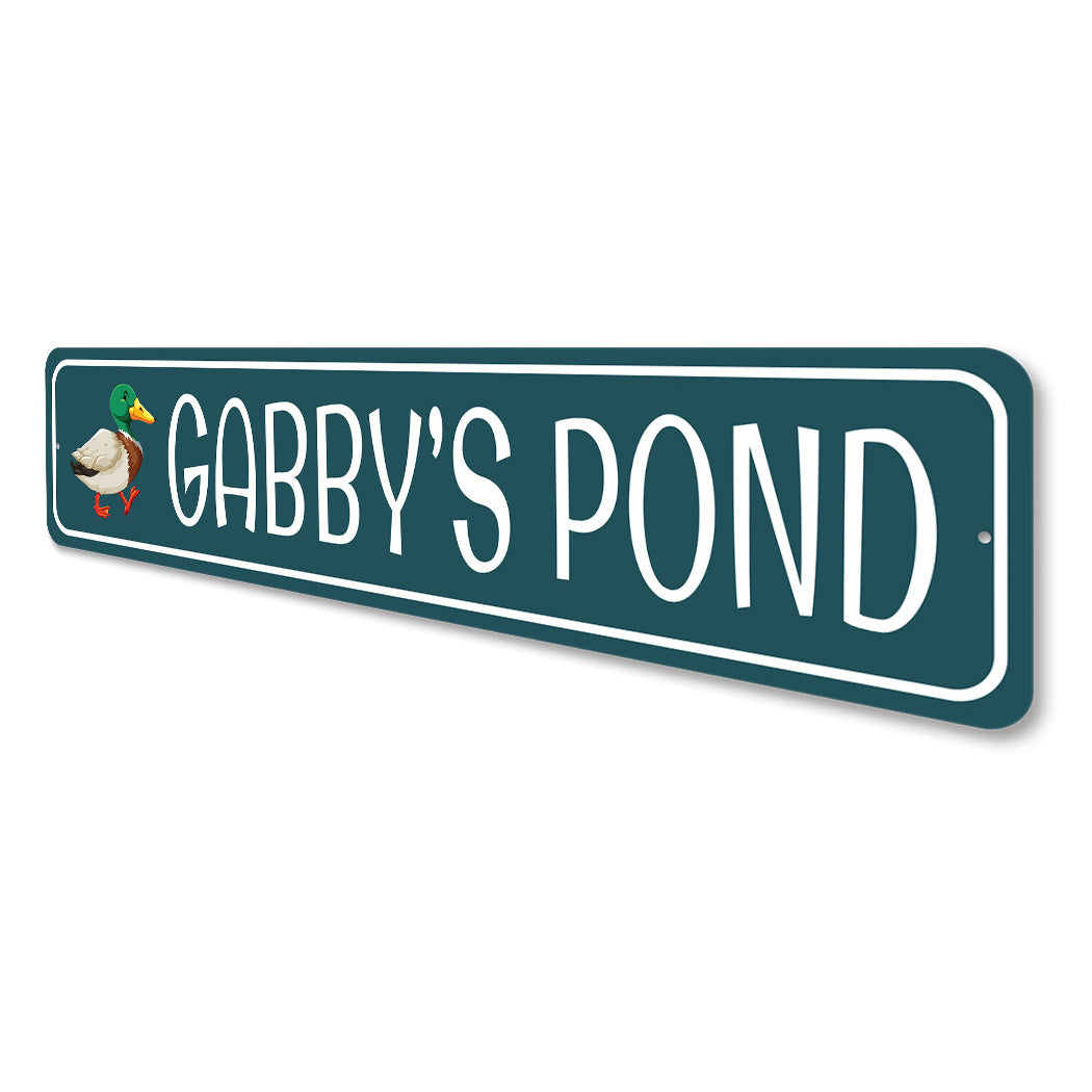 Duck Pond Kid Sign Sign