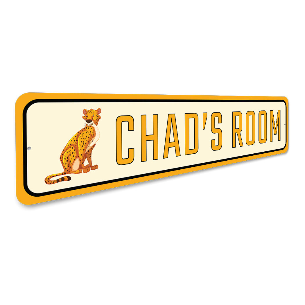 Kid Cheetach Room Sign