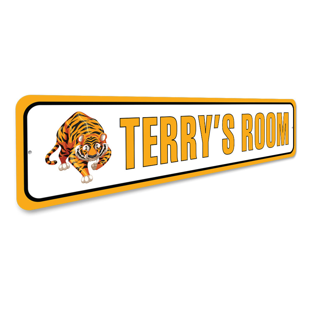 Kid Tiger Room Sign
