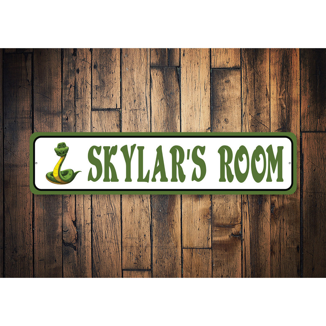 Kid Snake Room Sign