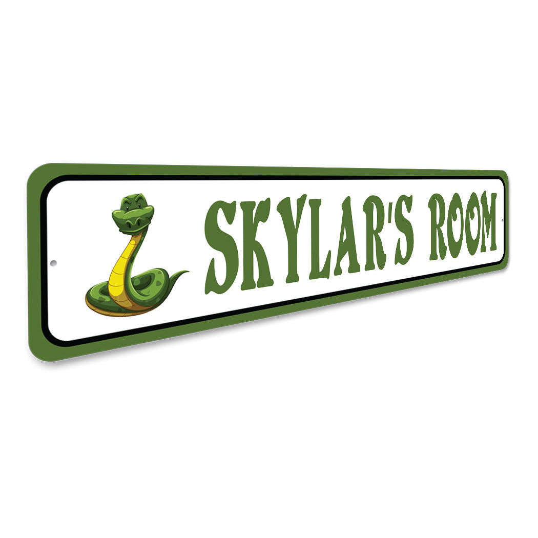 Kid Snake Room Sign
