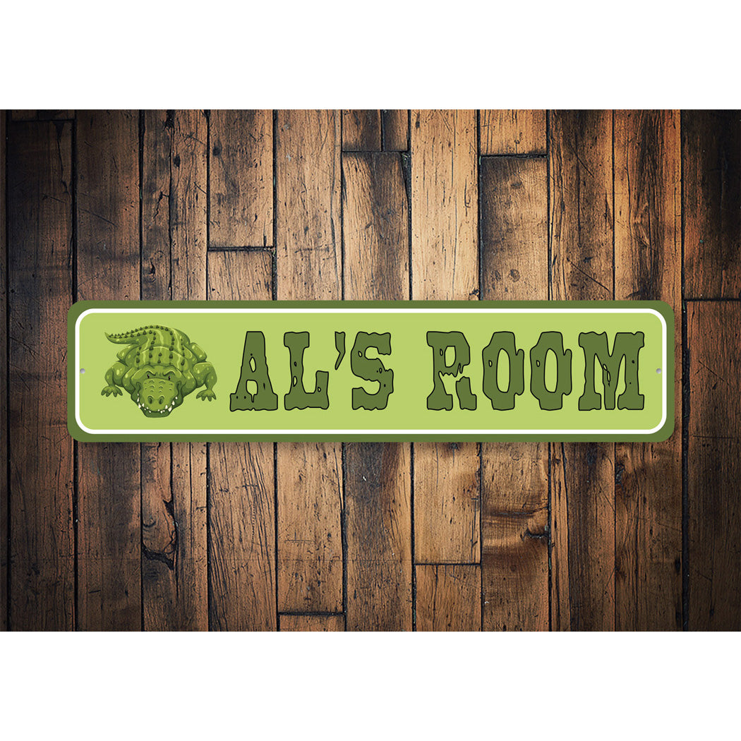 Alligator Kid Room Sign