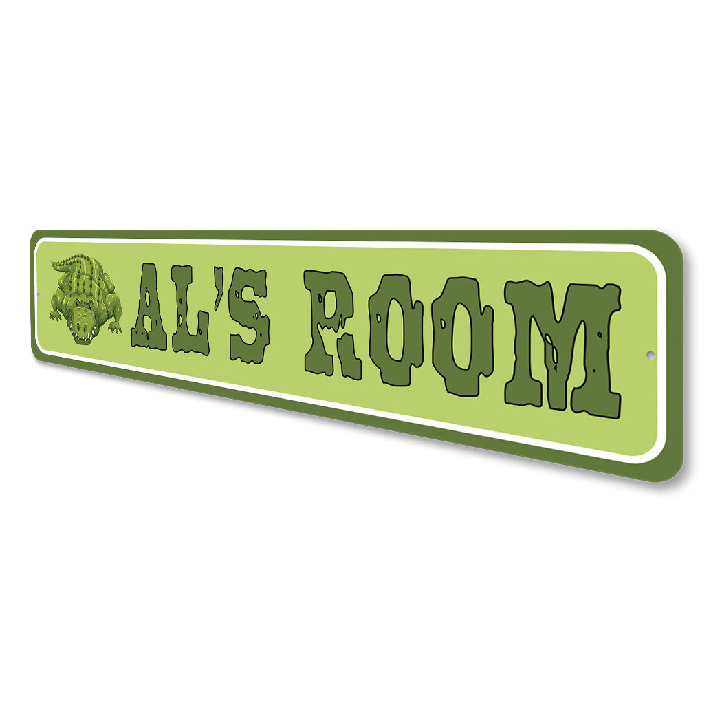 Alligator Kid Room Sign