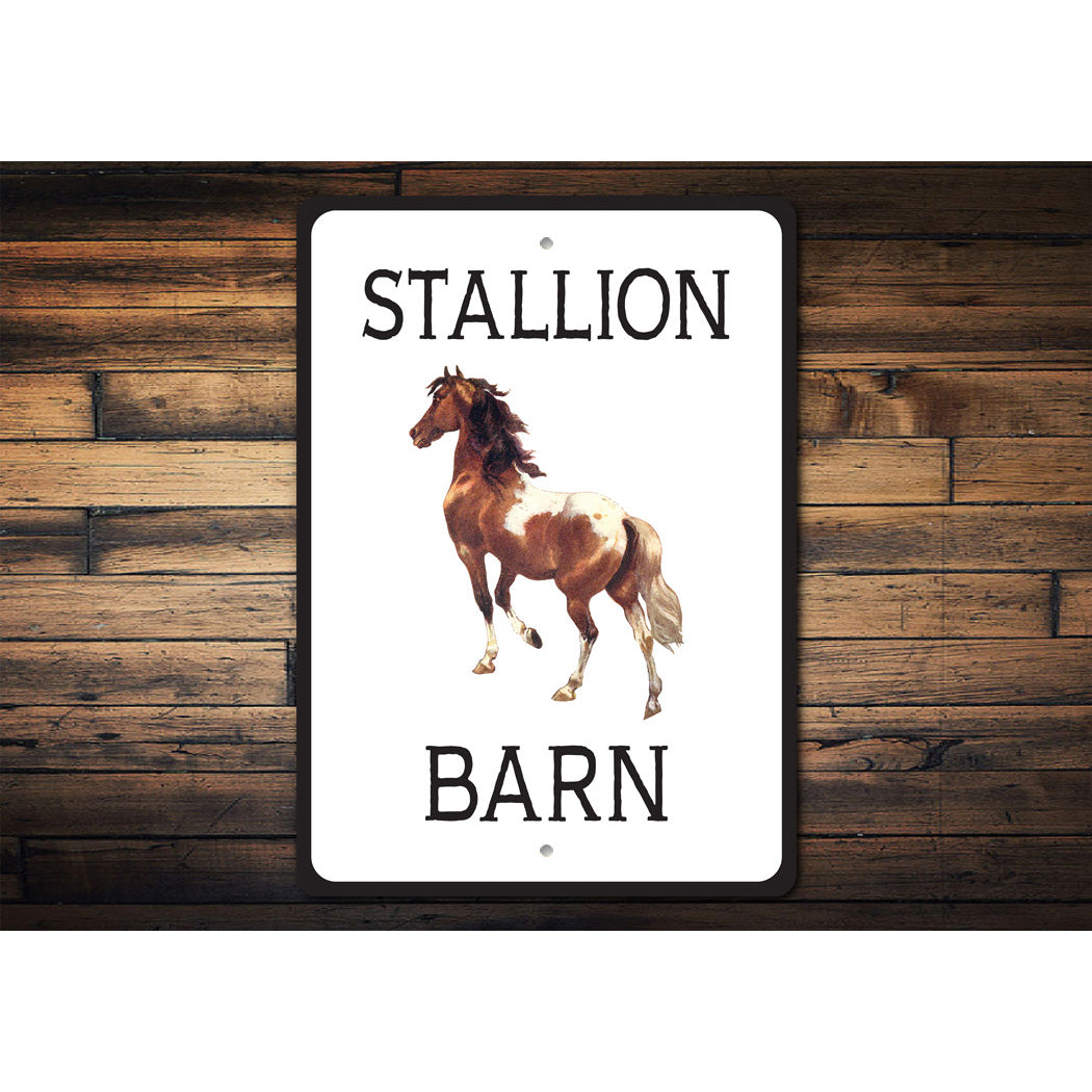 Stallion Barn Sign