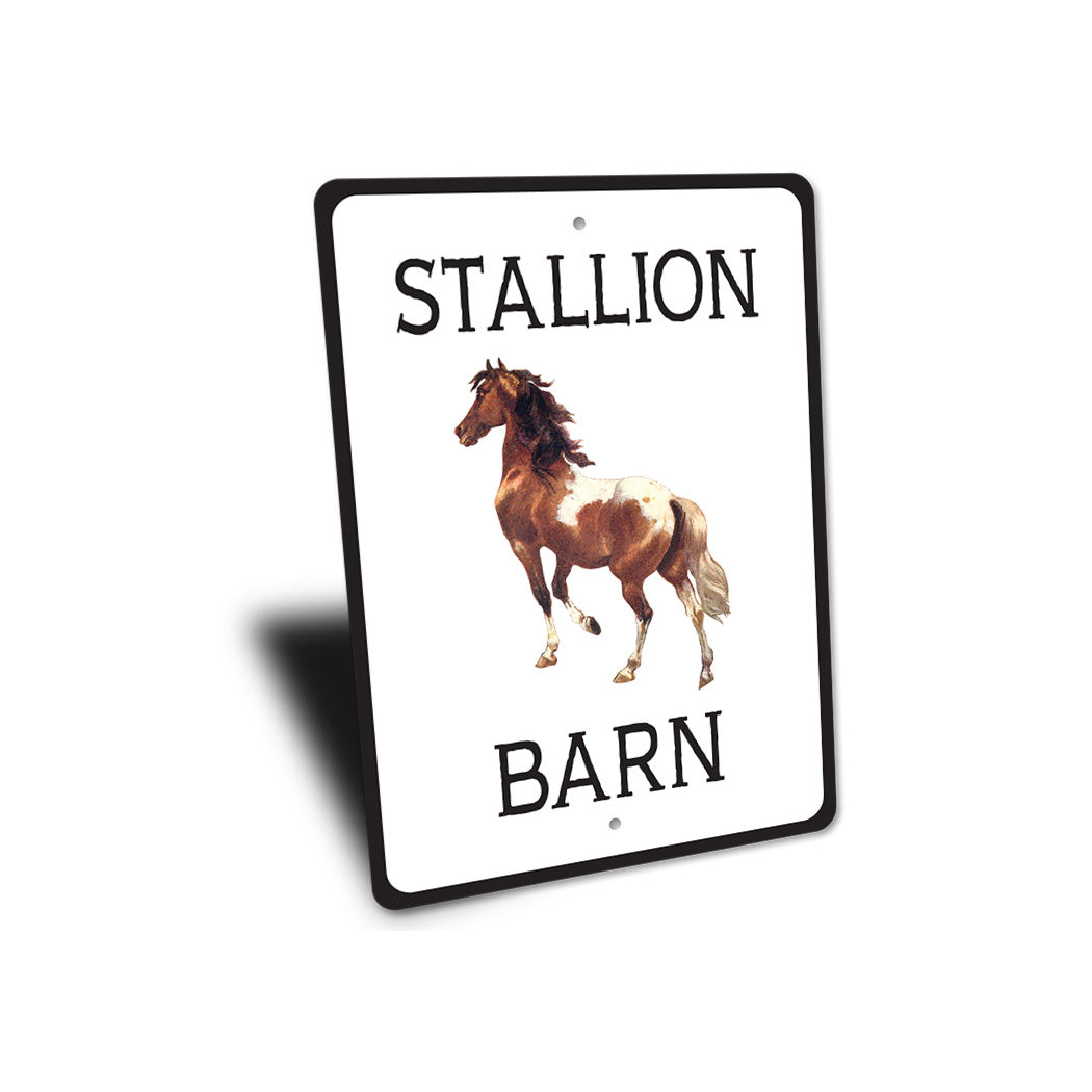 Stallion Barn Sign