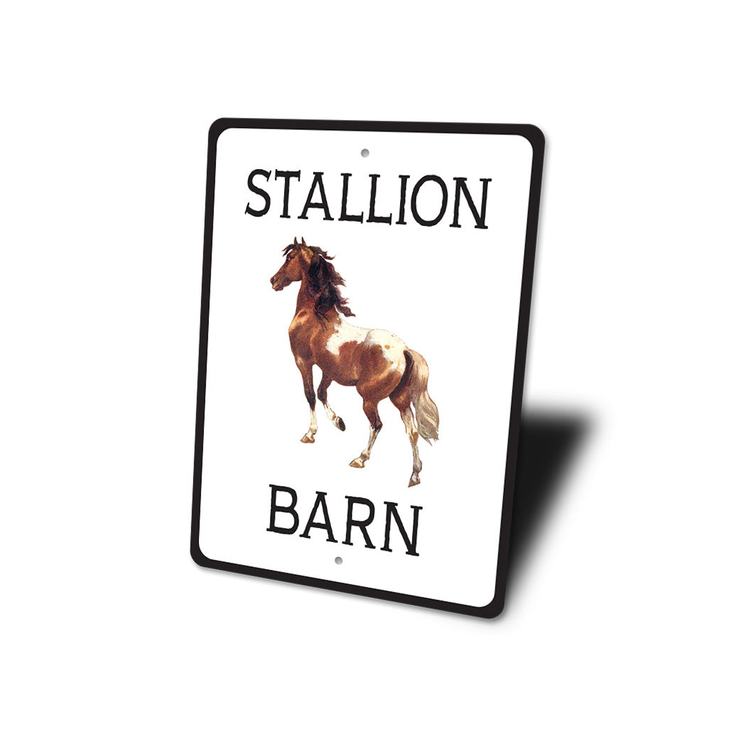 Stallion Barn Sign