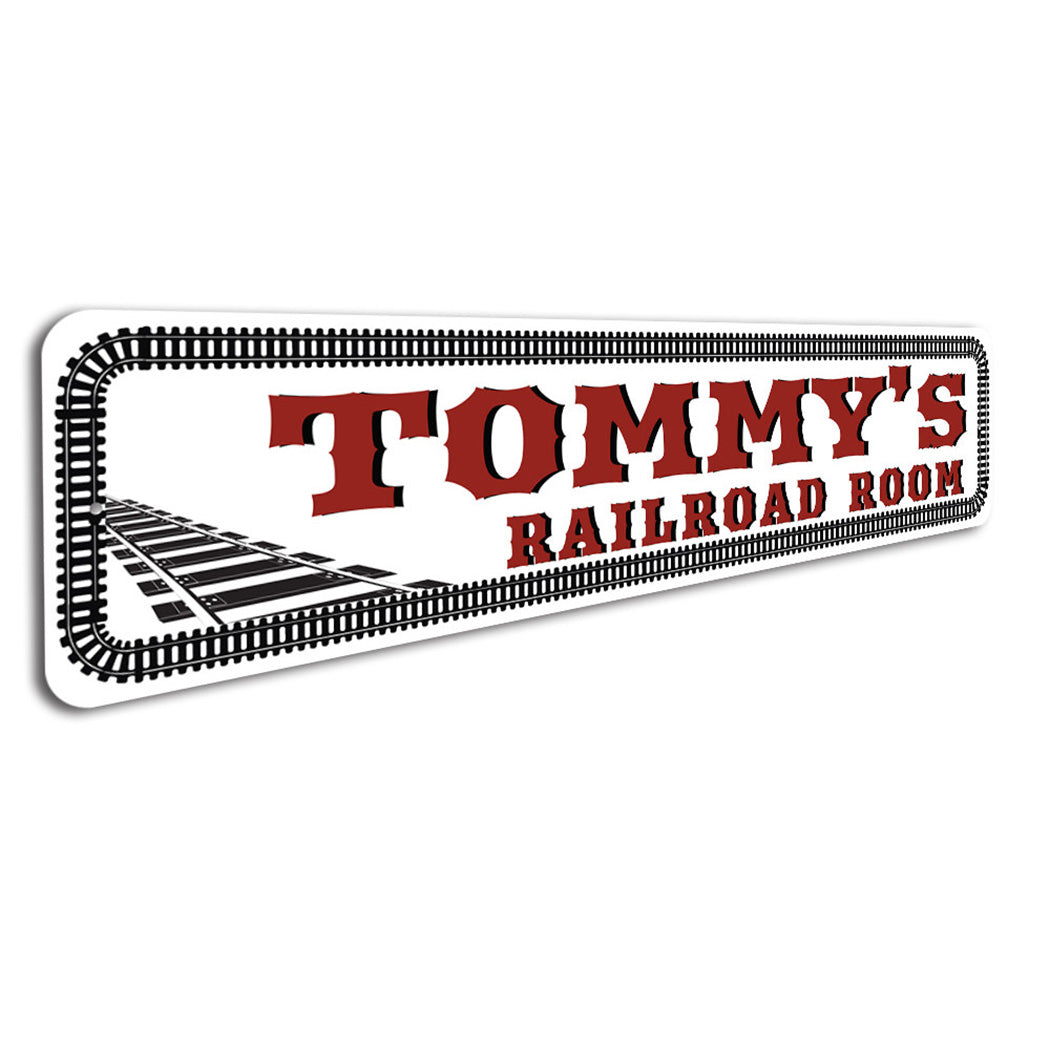 Personalized Railroad Room Sign