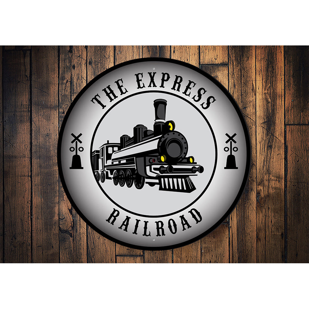 The Express Railroad Sign
