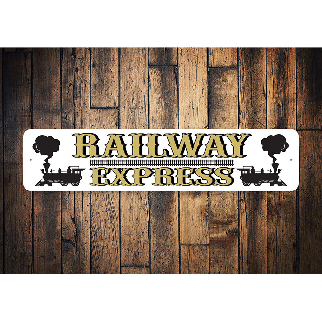 Railway Express Sign