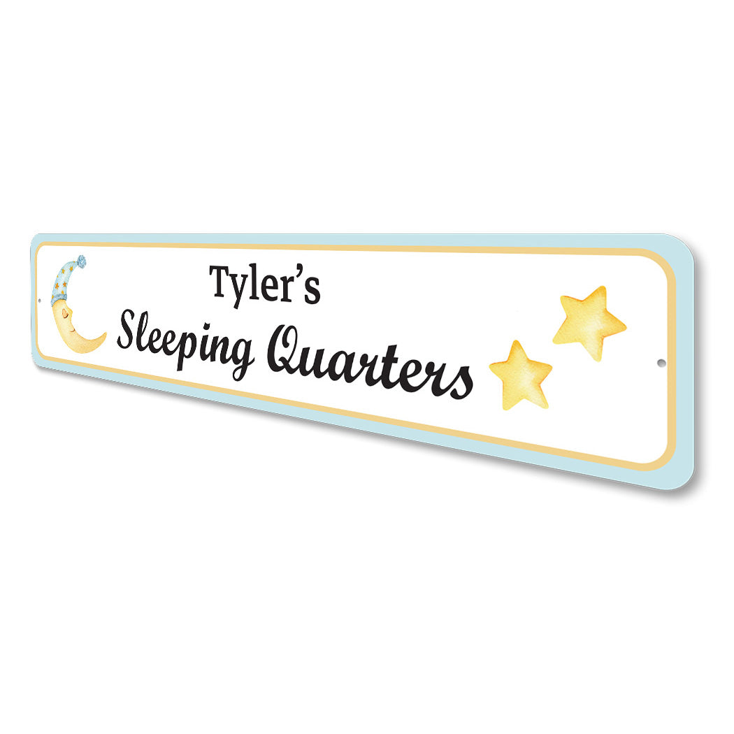 Baby Sleeping Quarters Sign