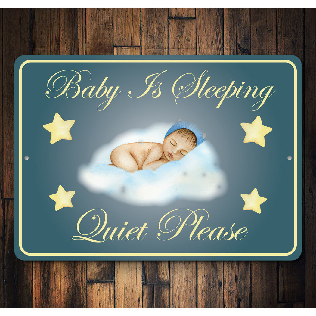Baby Is Sleeping Quiet Please Sign