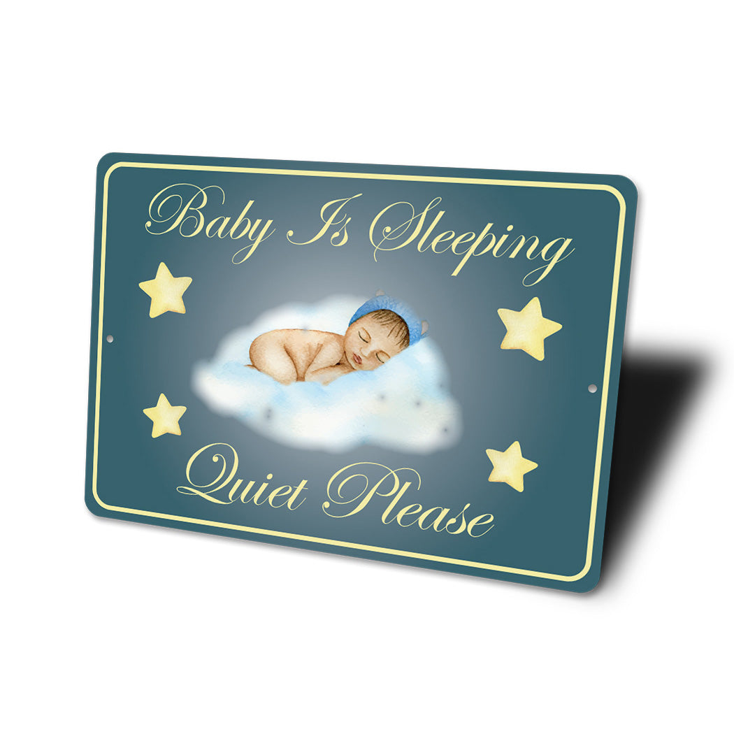Baby Is Sleeping Quiet Please Sign