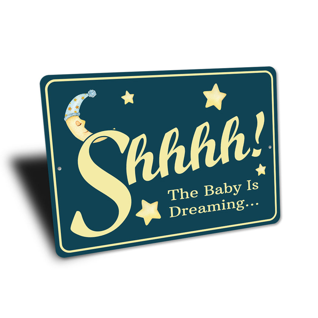 Shhh Baby Dreaming Sign