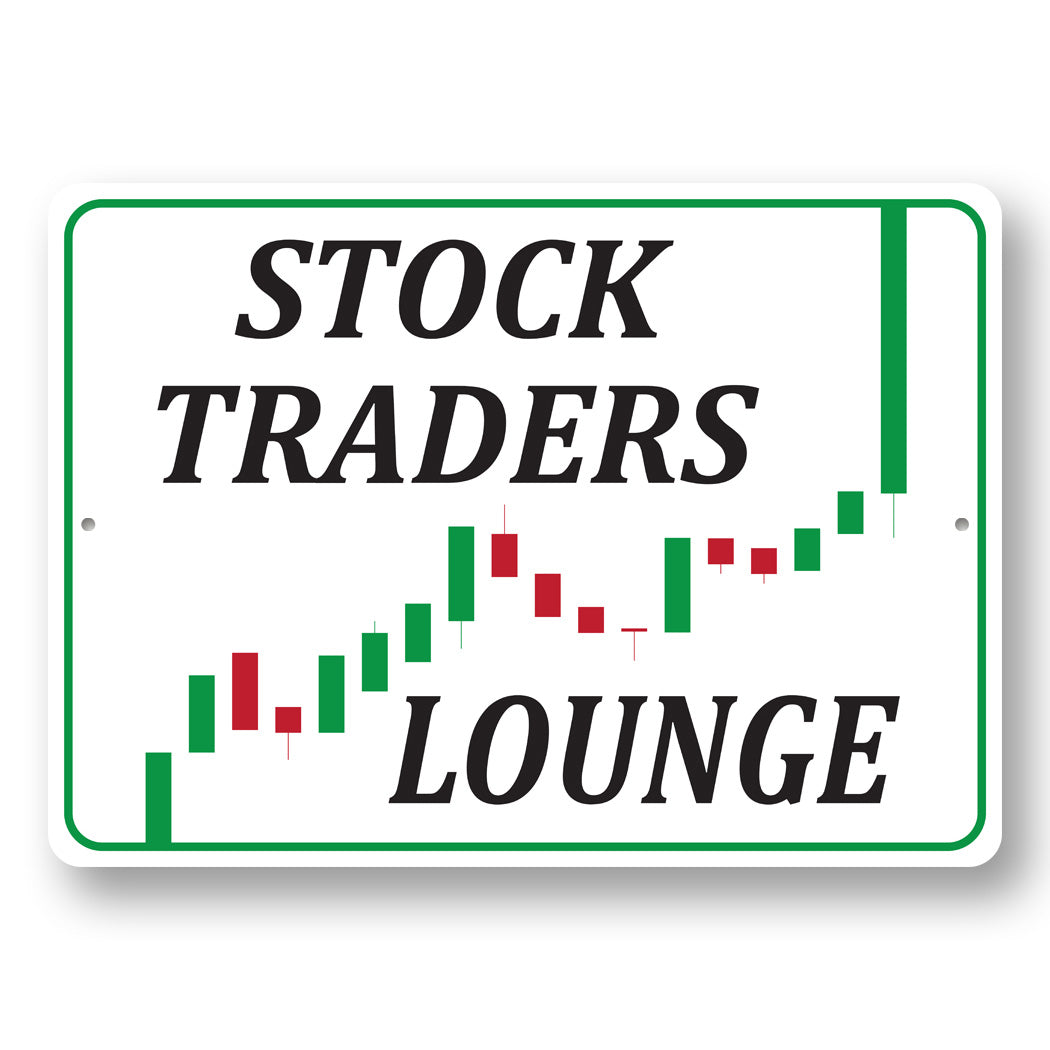 Stock Traders Lounge Sign