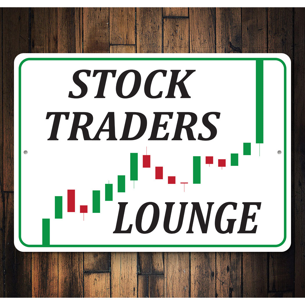 Stock Traders Lounge Sign