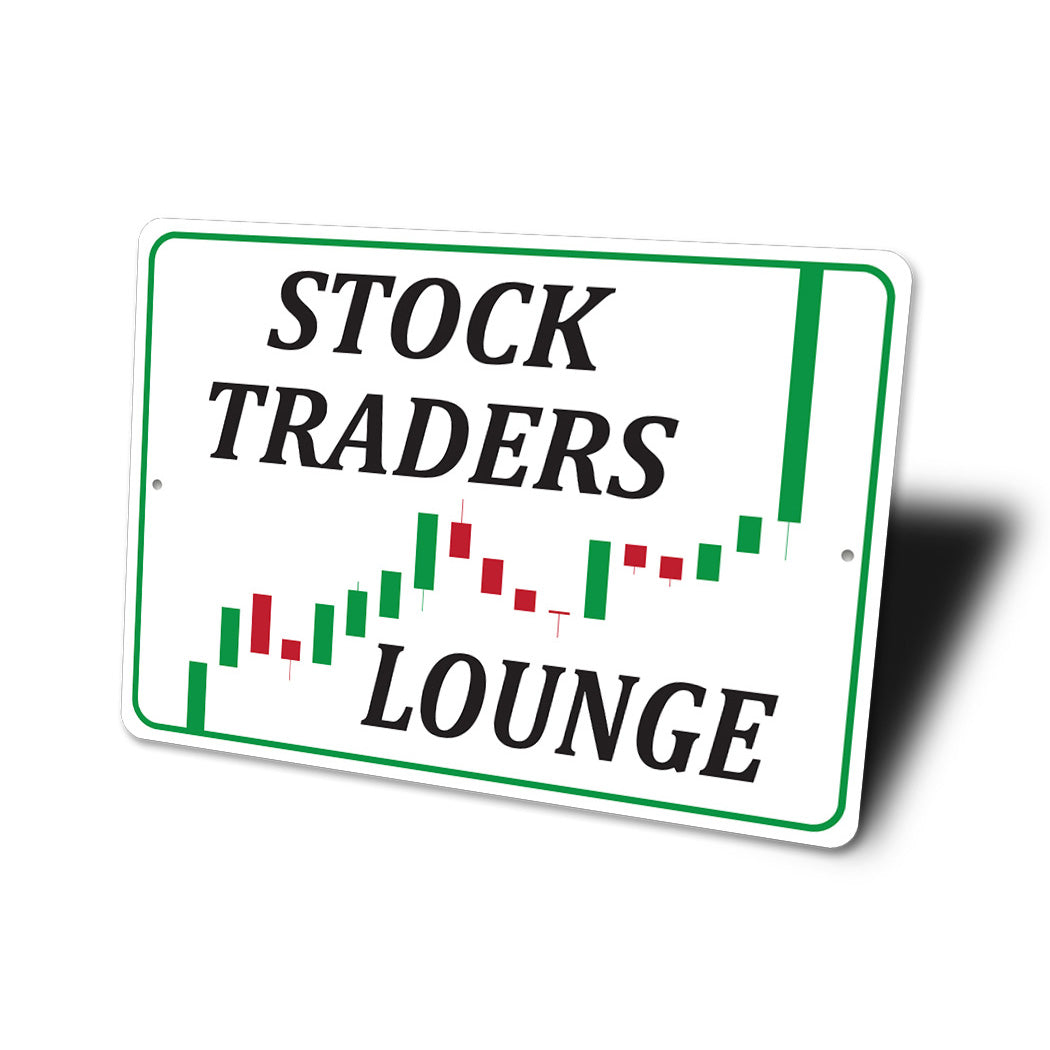 Stock Traders Lounge Sign