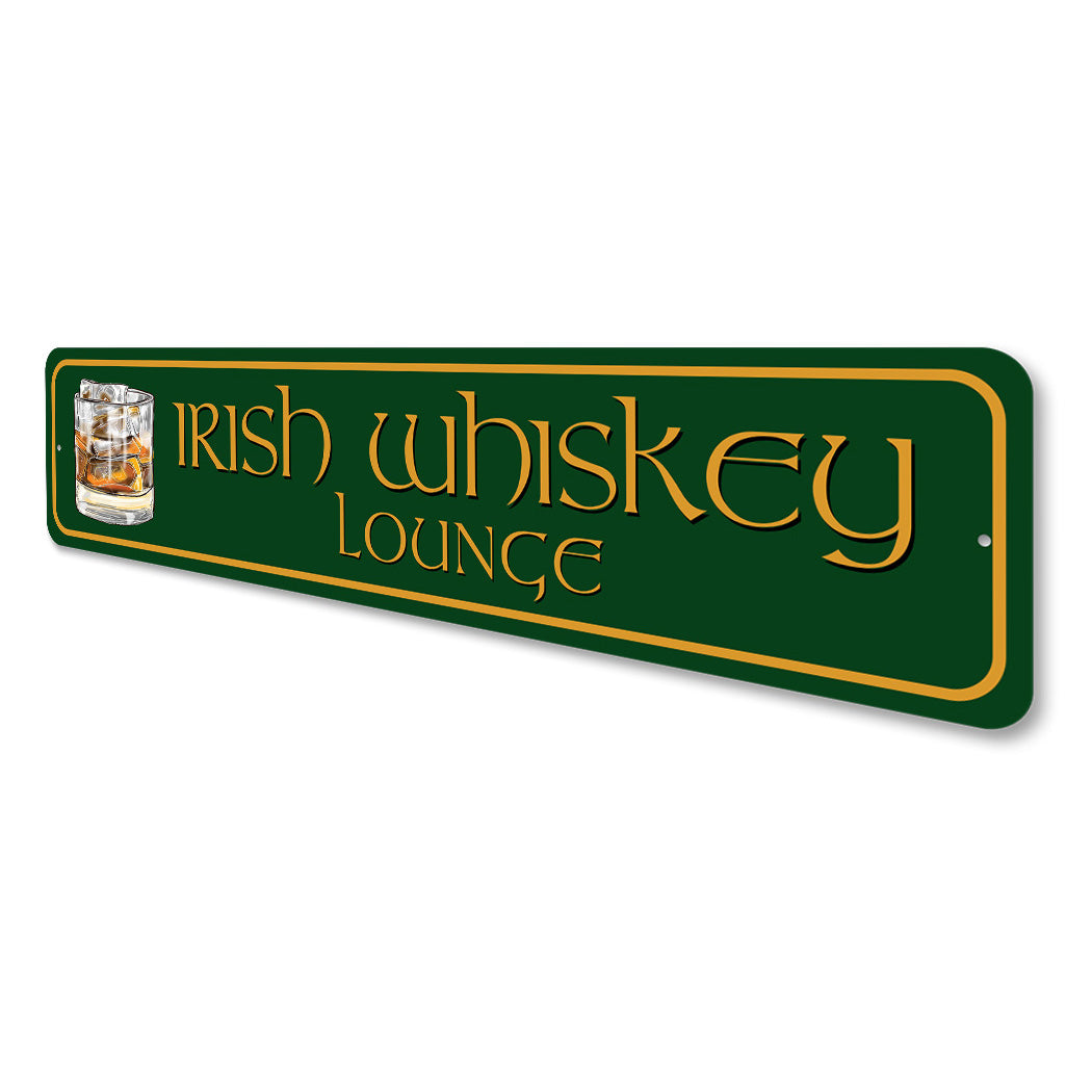 Irish Whiskey Lounge Sign