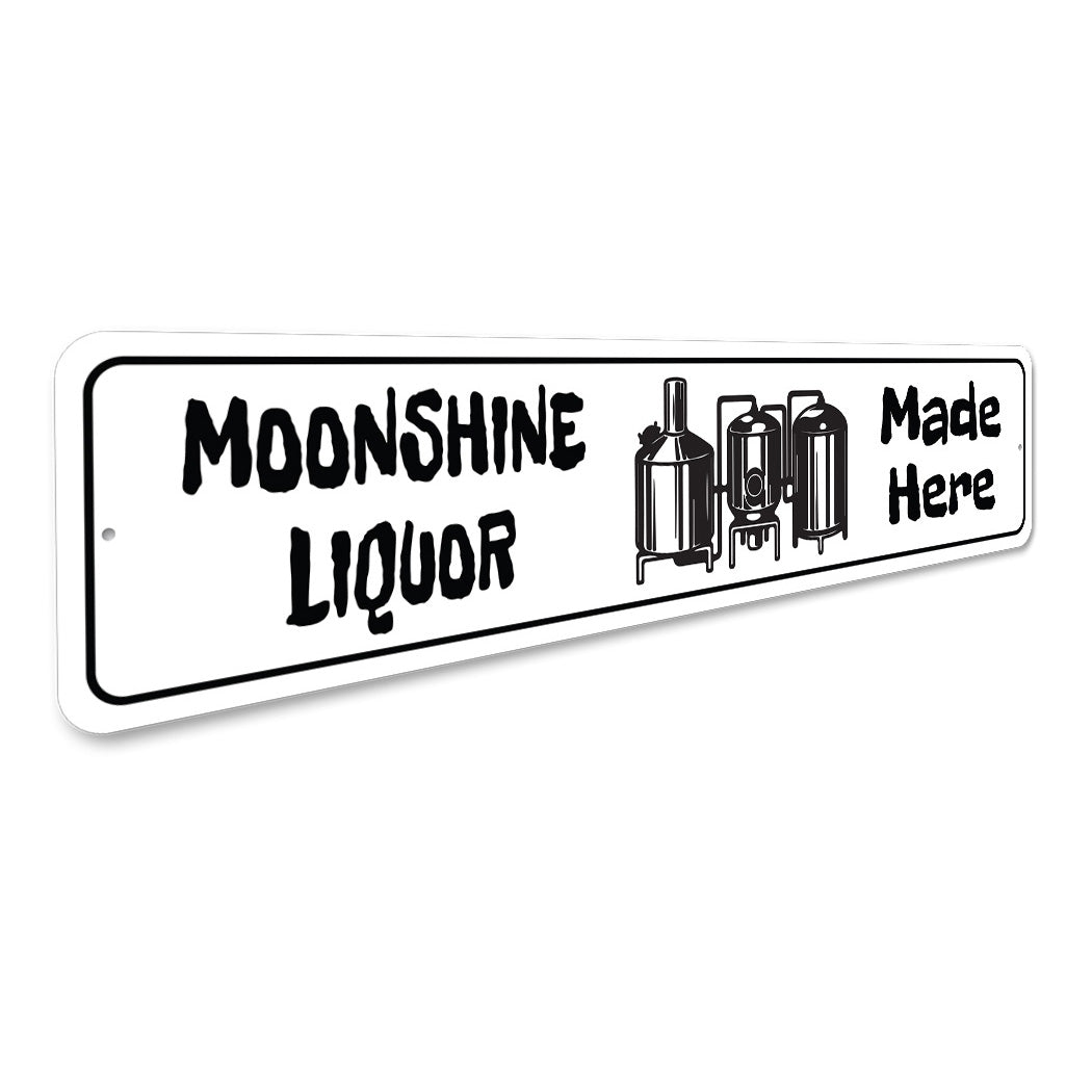 Moonshine Liquor Sold Here Sign