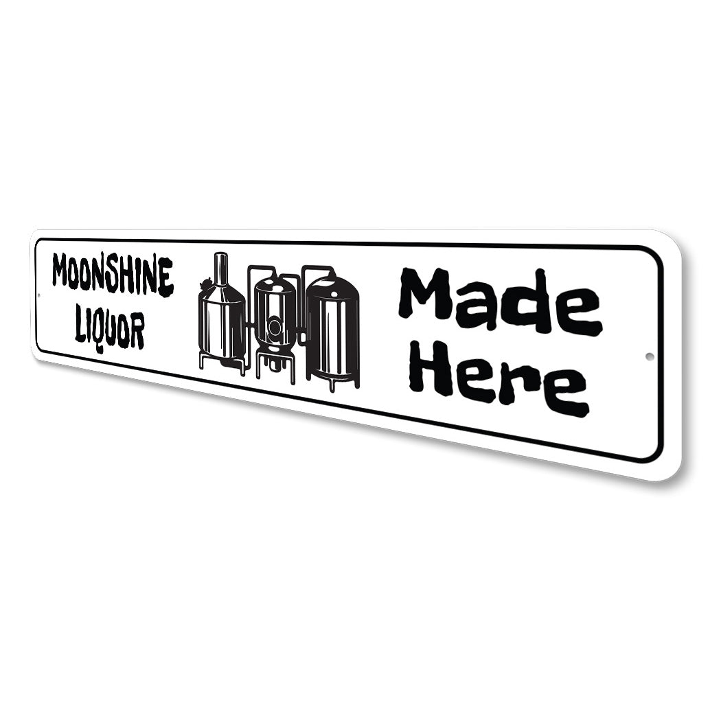Moonshine Liquor Sold Here Sign