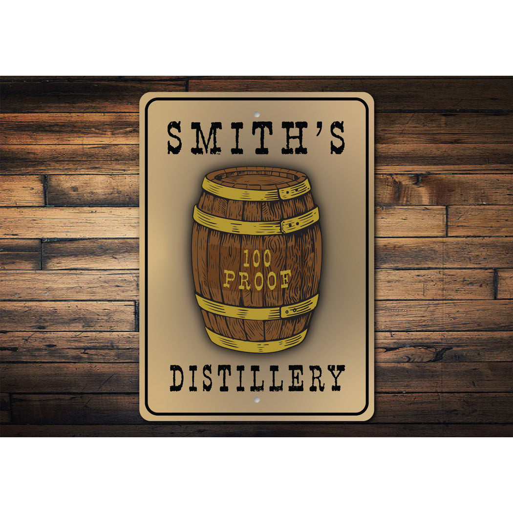 Family Distillery Sign