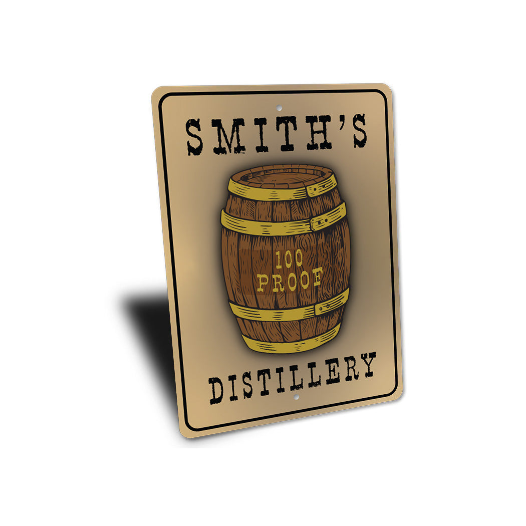Family Distillery Sign