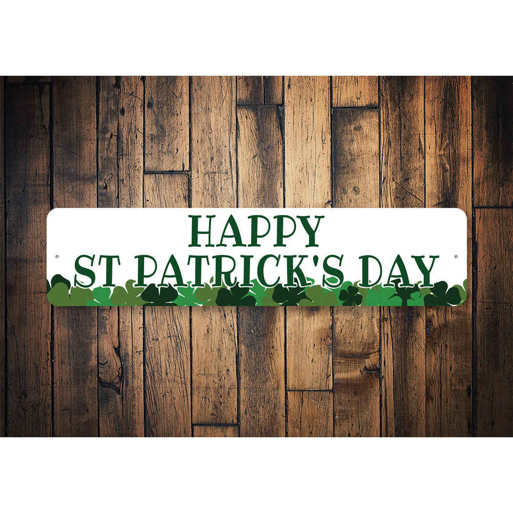 Happy St Patricks Day Sign