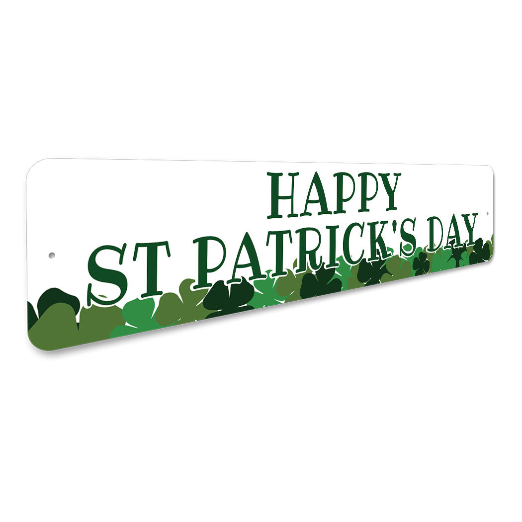 Happy St Patricks Day Sign