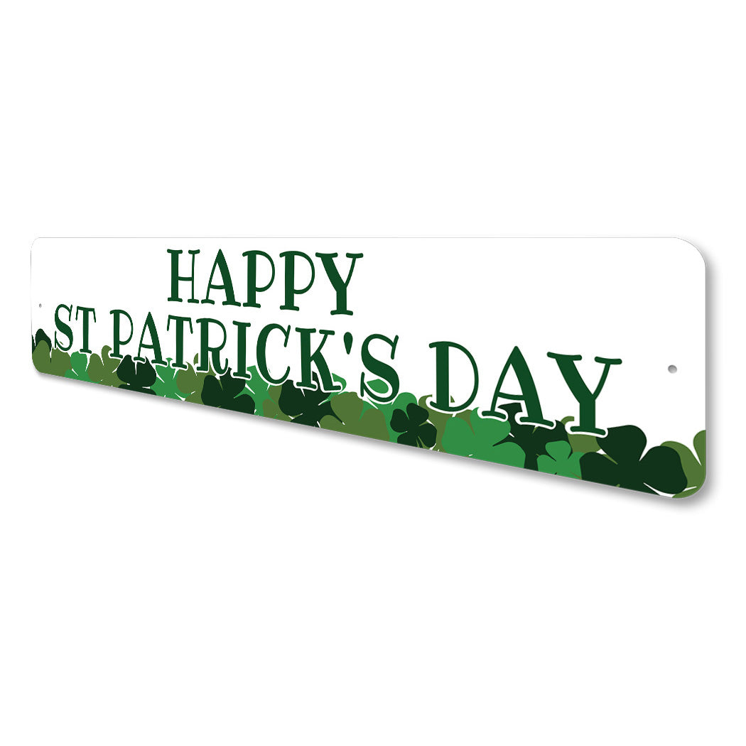 Happy St Patricks Day Sign