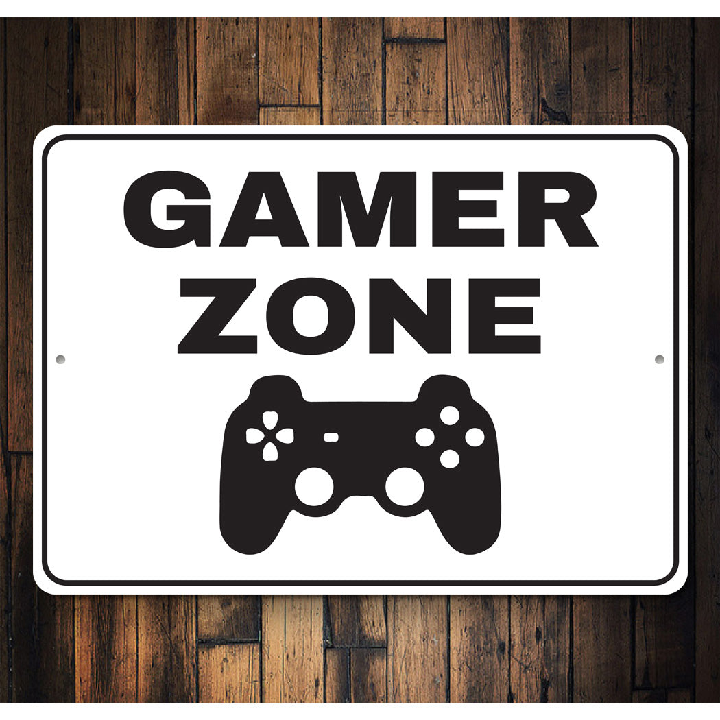 Gamer Zone Sign