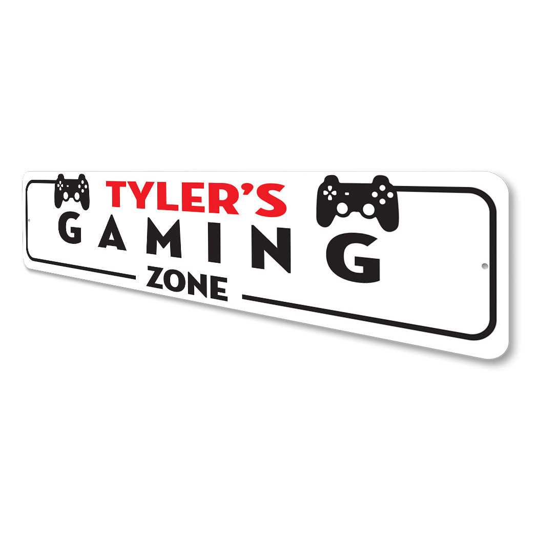 Custom Gaming Zone Sign