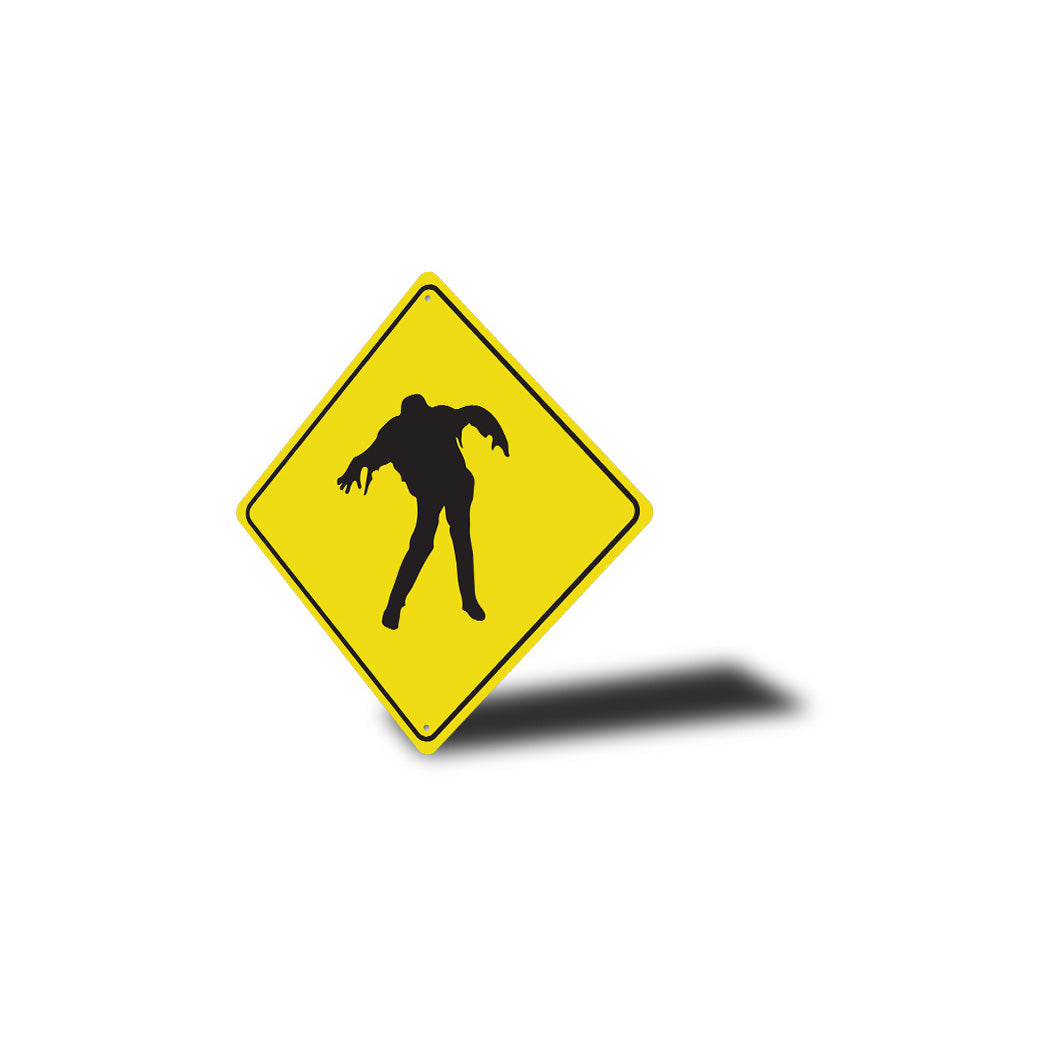 Zombie Crossing Diamond Sign