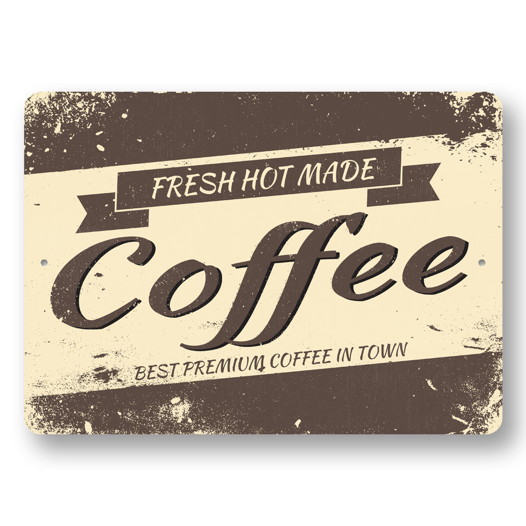 Rustic Vintage Coffee Sign Sign
