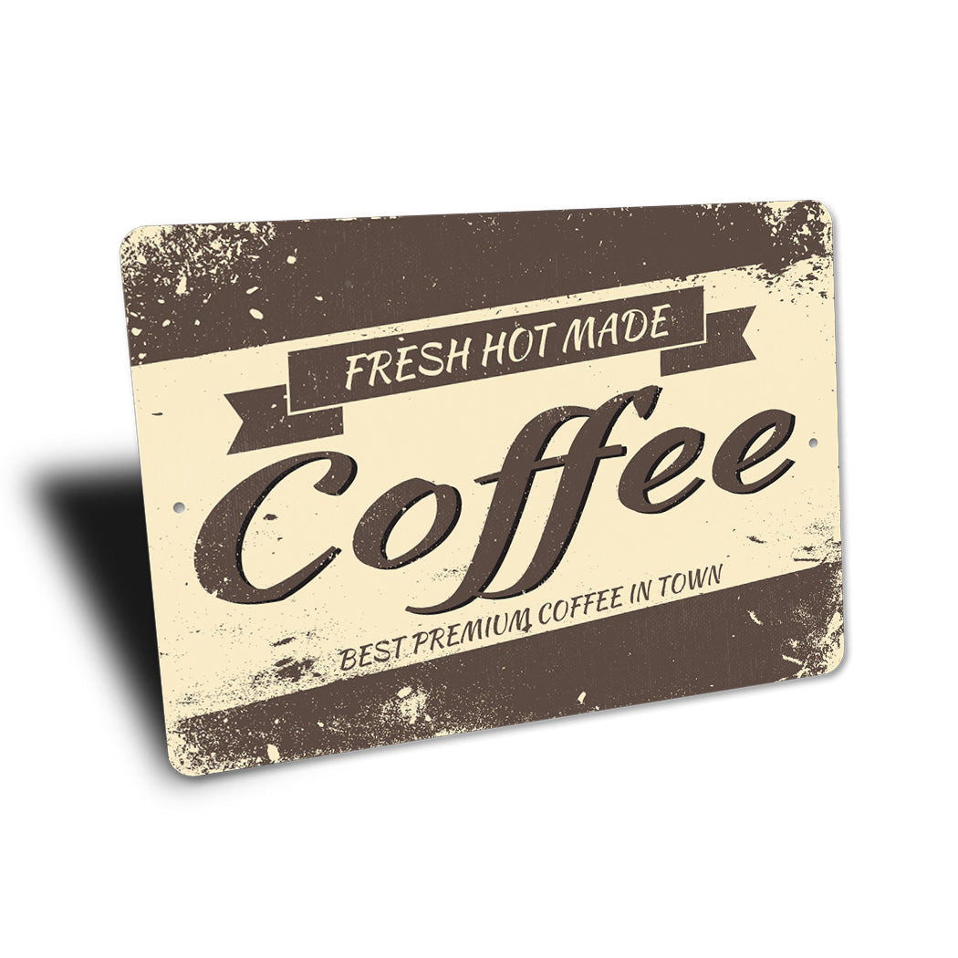 Rustic Vintage Coffee Sign Sign