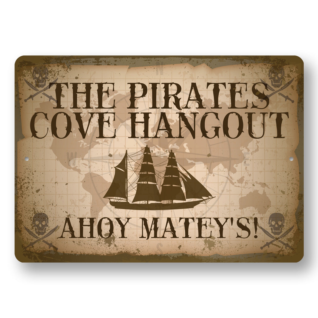 Pirates Cove Hangout Sign