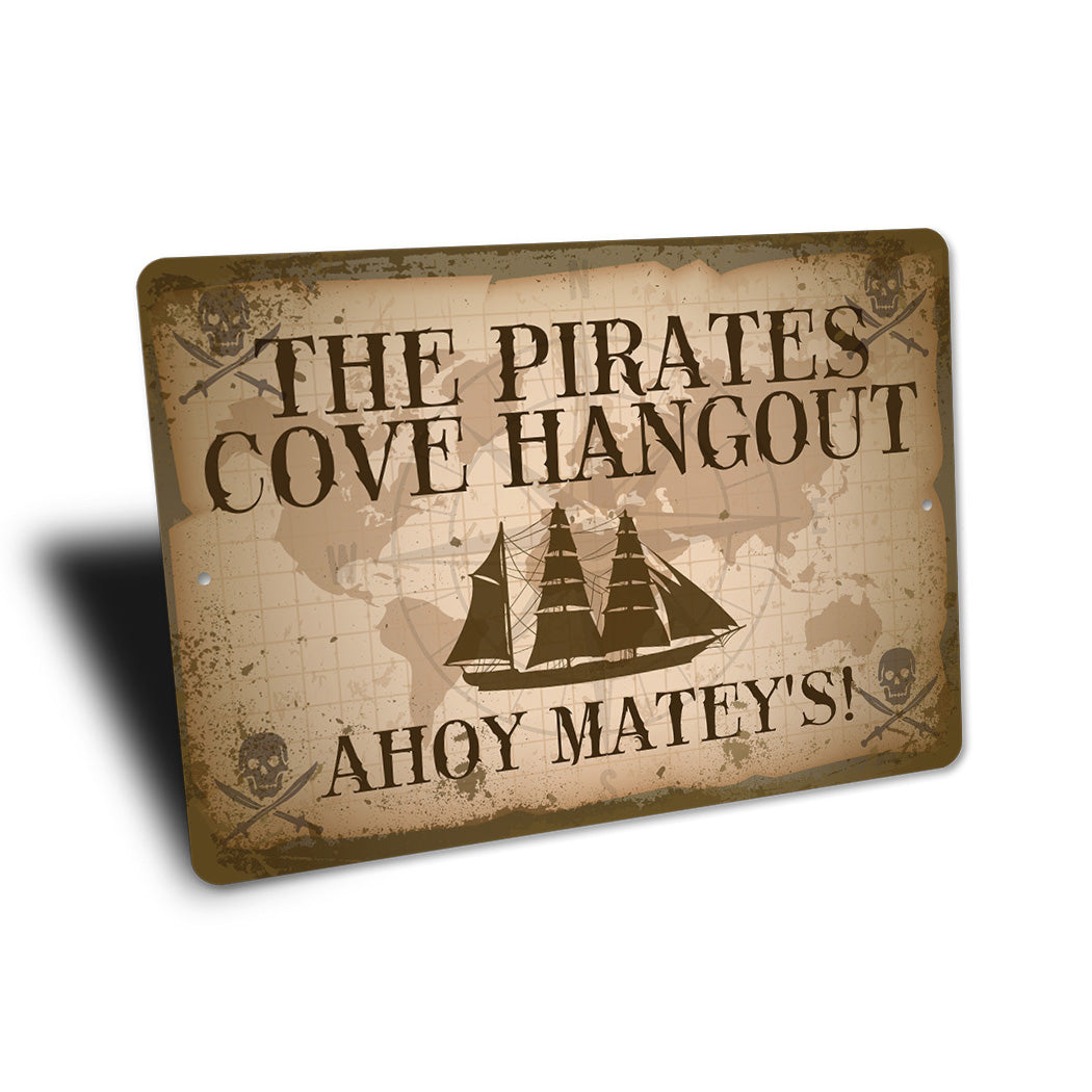 Pirates Cove Hangout Sign