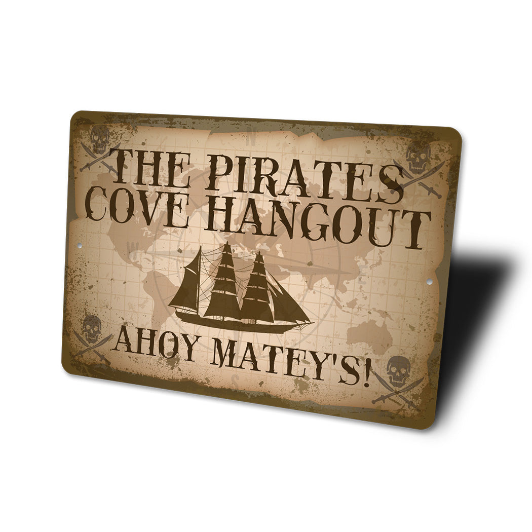 Pirates Cove Hangout Sign